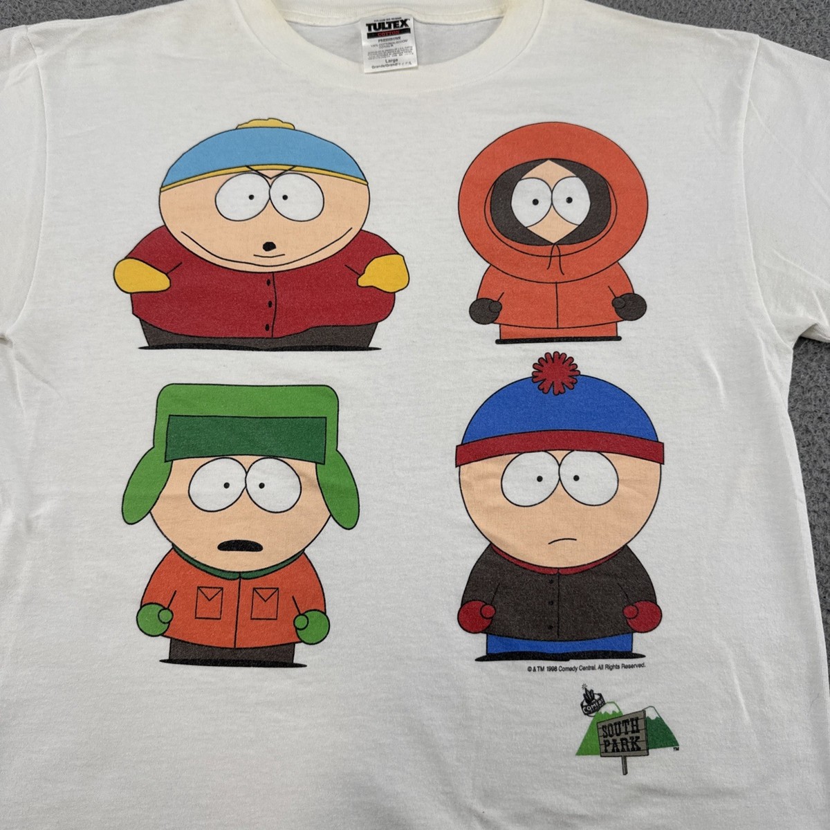 1998 Vintage South Park Cartoon Promo Character Promo T-Shirt