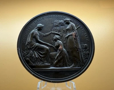 Medaille Großbritannien Große Ausstellung London 1851 | 257 g, mit Namen an Gurt - Bild 1 von 4