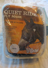 NEW CASHEL QUIET RIDE STANDARD FLY MASK HORSE SIZE WITH EARS