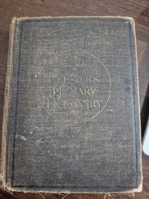Webster's Primary Dictionary American Book Co. 1892 Illustrated Hardcover