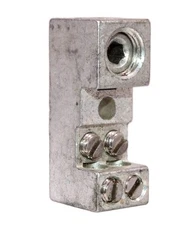 Marathon 97407 Aluminum Mechanical Lug / Grounding Bar – 5 Port, CU/AL Rated