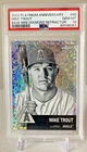 2022 Topps Chrome Platinum Mike Trout #50 PSA 10 POP 6 B&W Mini Diamond Refract.