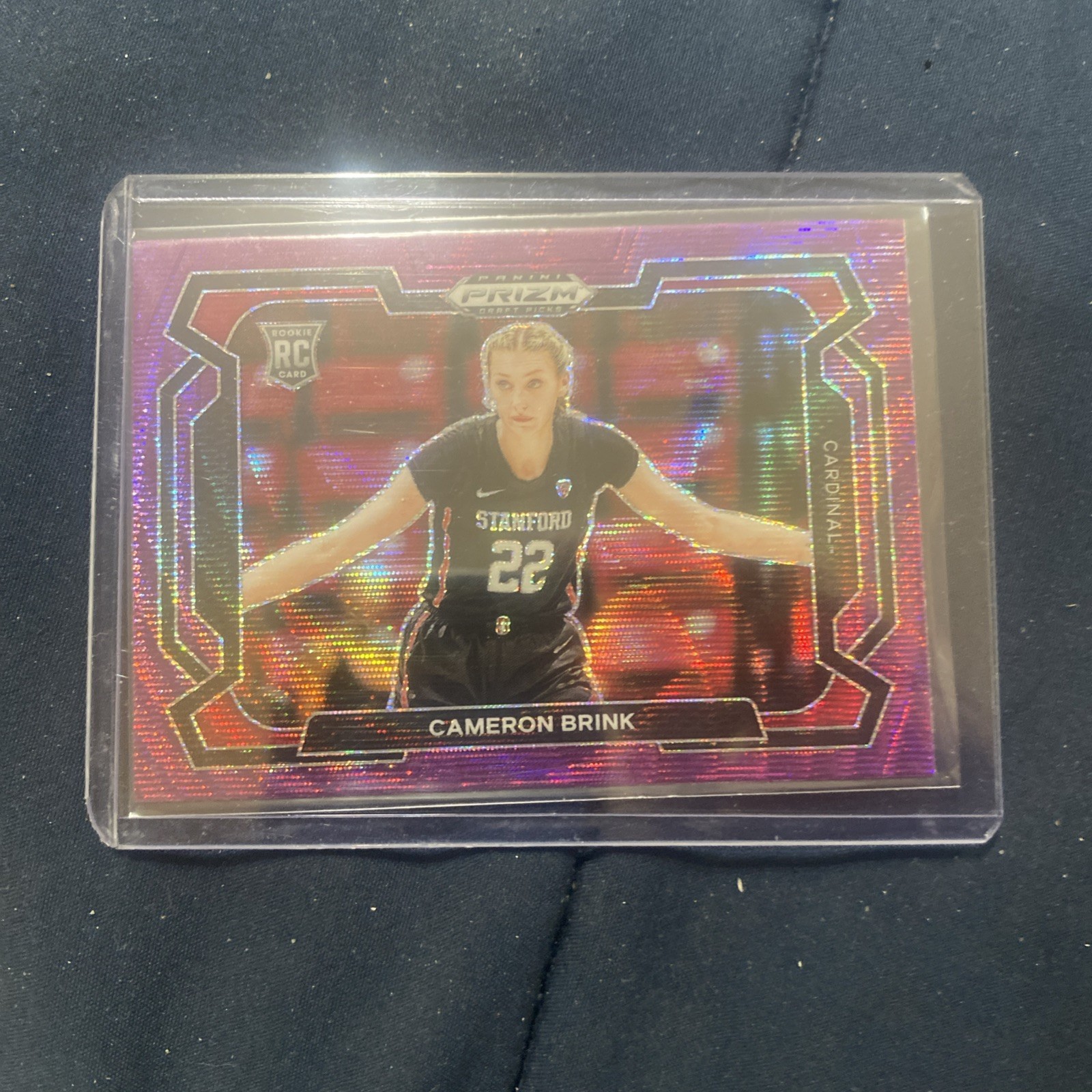 2024 Panini Prizm Draft Picks - Cameron Brink #89 Purple Wave Prizm Variations
