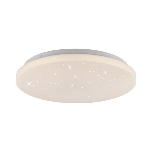 Led Deckenlampe Weiß Sternenhimmel Rund Ø 26 Cm 3000 K 2705 Lm Deckenleuchte-image