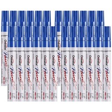 Overseas Blue Paint Pens Permanent Markers 24 Pcs, 1 Count Pack of 24 ,