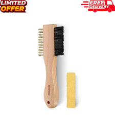 2-Piece Suede Brush  Suede Eraser Cleaner Kit, Soft Bristle Brush for Shoes.