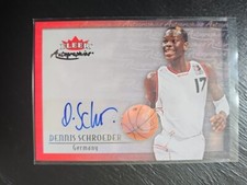 2013 Fleer Retro 2000-01 Autographics Dennis Schroder Schroeder Rookie Auto RC