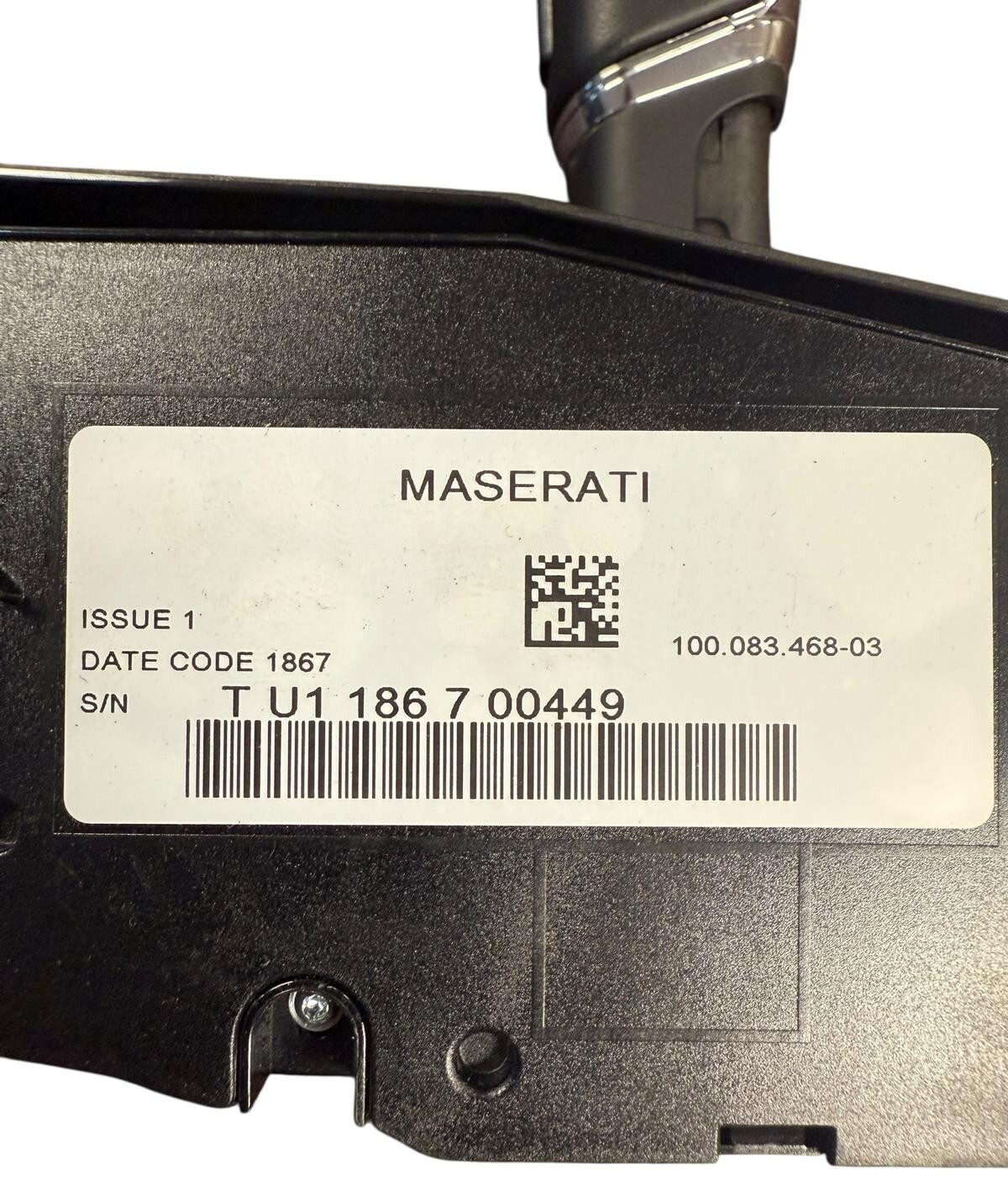 2014-2024 MASERATI QUATTROPORTE CONSOLE TRANSMISSION GEAR SHIFTER LEVER OEM