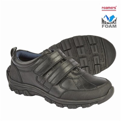 Roamers B697 Jungen Memory Foam Twin Touch Befestigung Lederschuhe