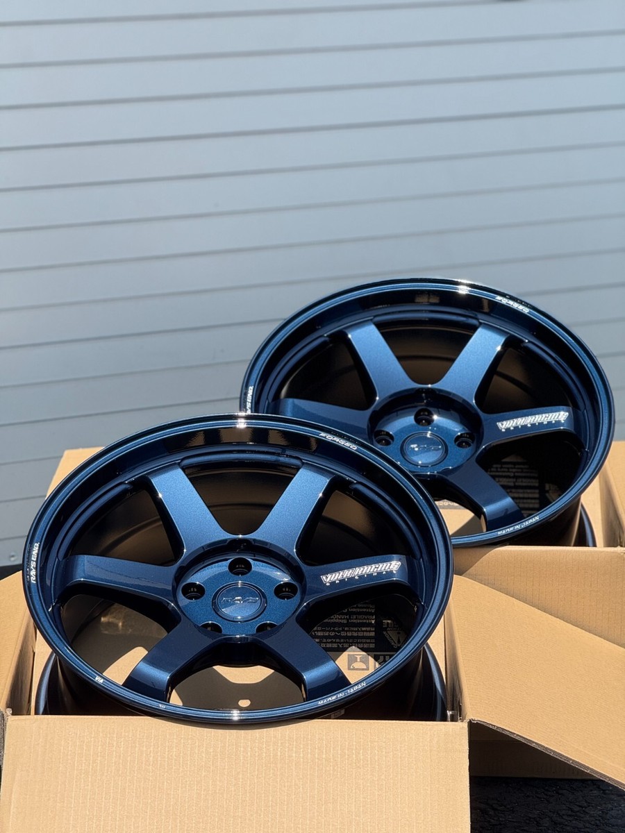 Volk Racing TE37 Ultra M-Spec 19x9.5 +23, 19x11 +37 5x120 Mag Blue
