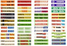 SUBBUTEO 56 ADESIVI ANNI '70 e '80 (COME GLI ORIGINALI) per GRADINATA E TRIBUNA