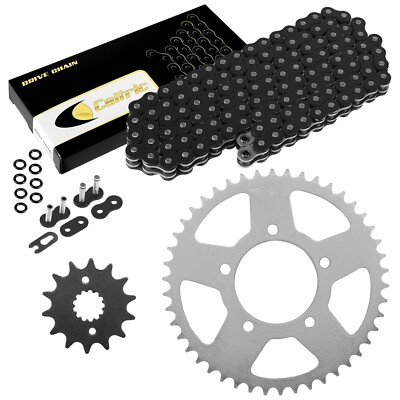 #ad #ad Black O Ring Drive Chain amp; Sprocket Kit for Suzuki GSX600F Katana 600 1989 1991 $103.17