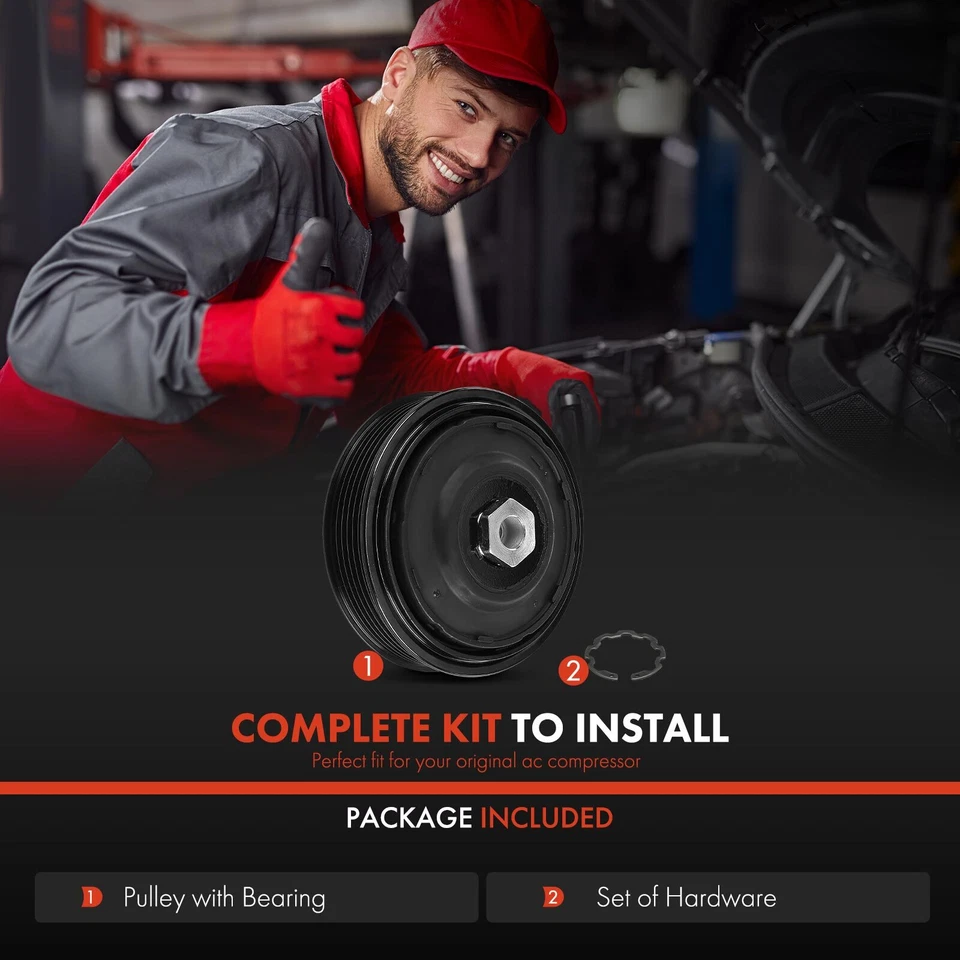 Kit de embrague compresor de CA para Subaru Legacy2010-2012 2,5 L 2010-2019 3,6 L Outback Foto 2 de 4