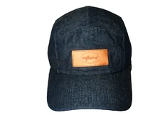 DOGFISH HEAD CRAFT BREWERY Blue Jean DENIM 5-PANEL HAT Beer Brewing Baseball Cap