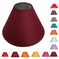 9 12 14  Cotton Textured Fabric Coolie Light Shade Table Ceiling Lampshade
