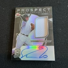 2021 Spectra Spencer Torkelson Silver Prizm Prospect Jersey Auto #31/99 Tigers