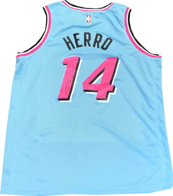 Tyler Herro Autographed Miami Heat Vice Wave Swingman Jersey (JSA) | eBay