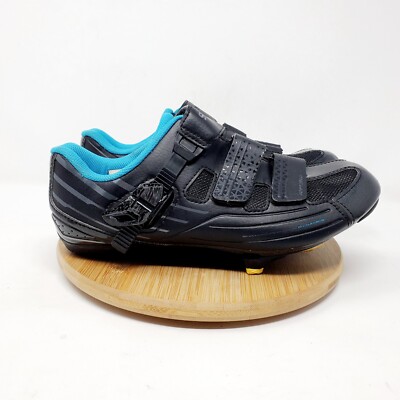 Shimano Cycling Shoes Womens 41 US Road Bike Black Ratchet Strap  SH-RP300