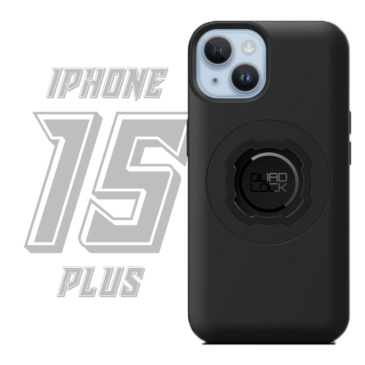 Coque antichoc QUAD LOCK MAG iPhone 15 Plus à fixation magnétique