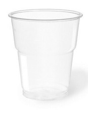 300 | 500 | 1000 Bicchieri Kristal Plastica Rigida Cristal Trasparente 250ml