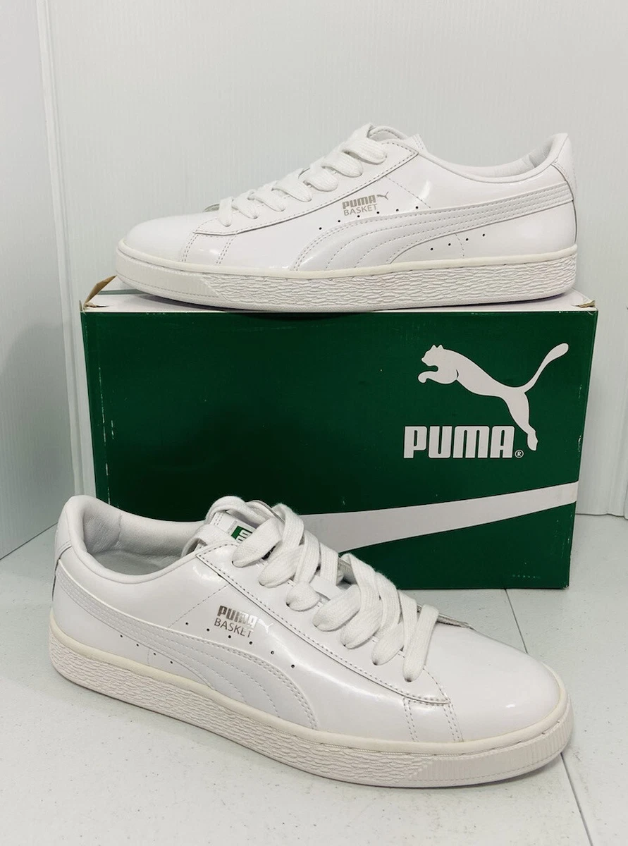 Dreigend zeevruchten Shipley Puma Basket Classic White Leather Men&#039;s Retro Low Top Sneakers Size 10  | eBay