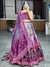 Launching Art Silk Wine Lehenga Choli With Chinnon Dupatta For Ethnic Wear
