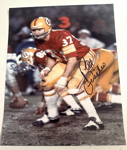 Washington Redskins Pat Fisher #37 Signed 8X10 W/ COA 3X Pro Bowl SB VII