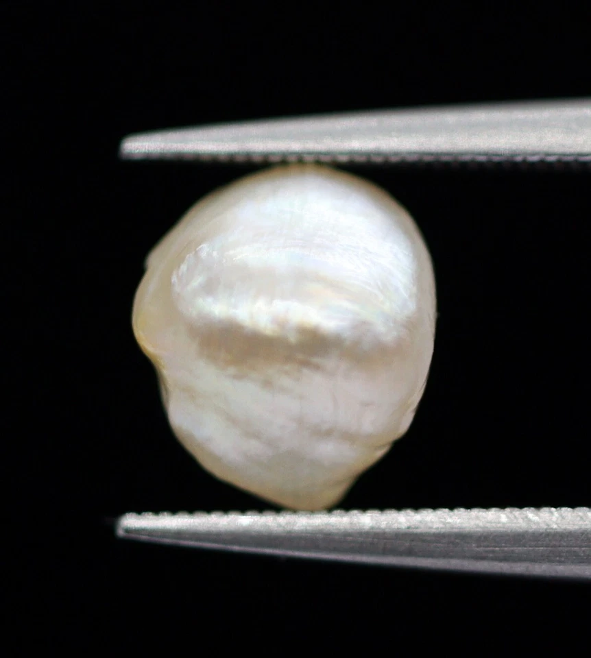 Beautiful Basra Mined Natural Pearl 5 mm Uneven Shape Loose Gemstone 1.50 Ct - Image 2 of 4