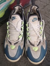 Nike Zoom 2000 Trainers Size 8 Made 2019 model AO0269-108 white Blue lace up 