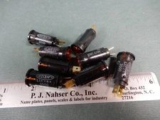 Leecraft 3500 Series Orange Panel Indicators 250V 1/3W Qty 8 NOS