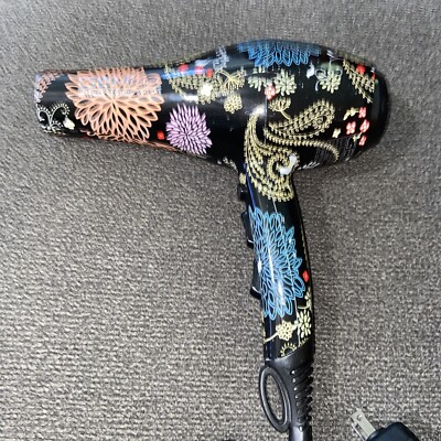 Gem Force Professional Hair Dryer Intense Ionic Ceramic Science Bird Floral 