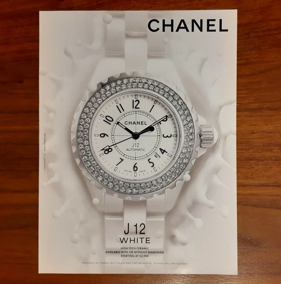 Chanel J12 Diamonds Ladies Watch H1628 #44 Chanel J12 Diamonds Ladies Watch H1628