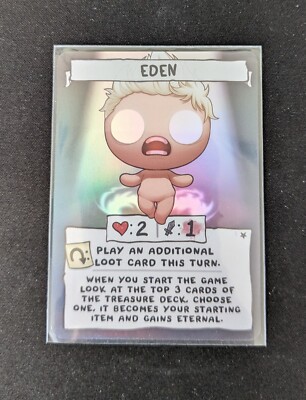 Carte Promo Short Hair Eden - The Binding Of Isaac: Four Souls - Foil Kickstarter - NEUVE