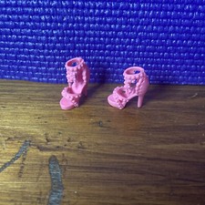 Mattel Barbie Doll Shoes  FASHIONISTAS FASHION FEVER  PINK STUDDED HEELS