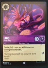 Iago - Pretty Polly 40/204 FOIL Into The Inklands Lorcana TCG Card