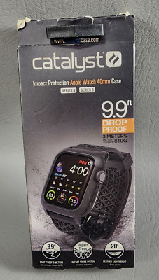 Catalyst Apple Watch Series 4 & 5 BAND & PROTECTIVE Impact CASE 40mm Black