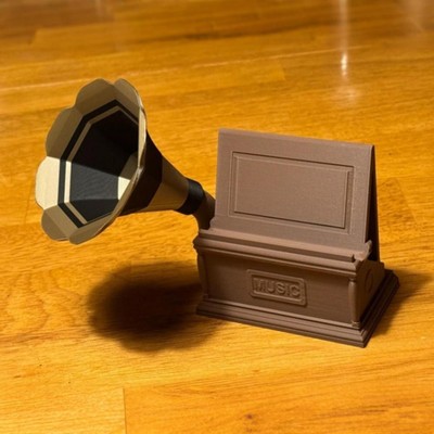 3D-Druck Phonograph Telefon halter Mini Telefonst änder