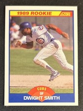 1989 Score Dwight Smith Baseball Rookie Card (RC) #642 Cubs OF VG O/C. rookie card picture