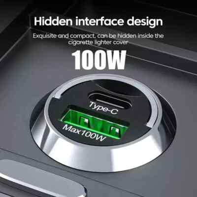 4 USB Port Super Fast Car Charger Adapter for iPhone Samsung Android Cell Phones