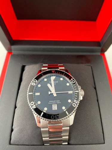 Tissot Seastar Black Unisex Adults Watch - T120.410.11.051.00