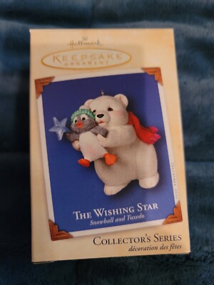 HALLMARK  THE WISHING STAR ORNAMENT  VINTAGE 2002- 2ND IN SERIES