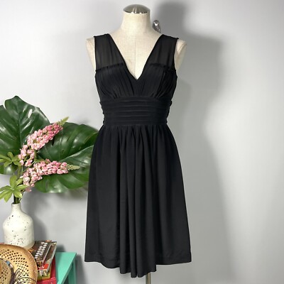 knee length dresses for ladies Tracy Reese Gray Striped Rayon Midi Dress main image 1