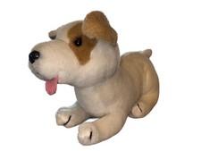 Vintage Dakin Jack Russell Terrier Plush Puppy Dog 11.5   Stuffed Animal