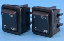 2 (Two) Dreefs 2PST Rocker Switch High Current 16A @ 250Vac for Power Supply