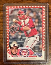 2023 Series 1 Base Independence Day #130 Keibert Ruiz /76 - Washington Nationals
