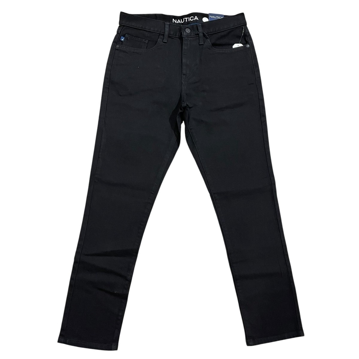 NWT Nautica Men's Athletic Slim Fit Stretch Denim Tapered Leg