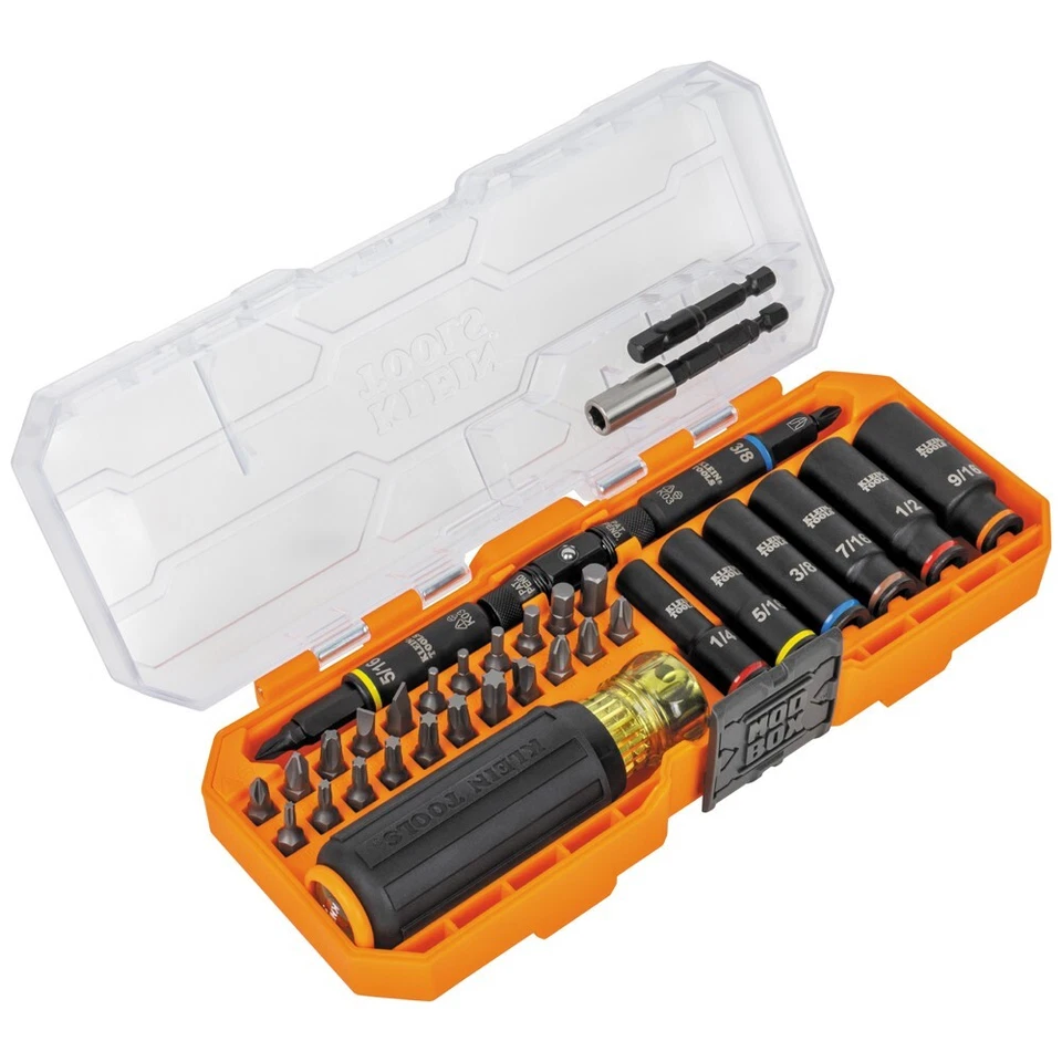 Klein Tools 32502HD KNECT Impact-Rated Driver and Socket Set with Case, 41 Pc. - Image 2 of 4