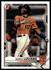 Marco Luciano 2021 Bowman #BP-8 Prospects San Francisco Giants
