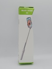 Bluetooth Selfie Stick Tripod 3 in 1 with Wireless Remote White 31.3" R1