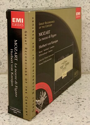 MOZART Le Nozze di Figaro [1950] (2 CDs EMI) KARAJAN Erich KUNZ London SEEFRIED
